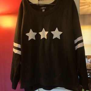 Black Sweater with Stars